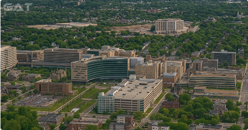 Top Destinations from CLE - Cleveland Clinic Main Campus