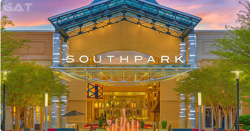 Top Destinations from CLT Airport - SouthPark / Concord / Rock Hill