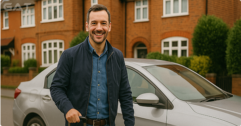 Professional, licensed drivers in clean, modern vehicles