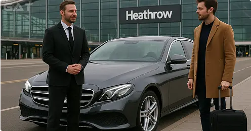 Pre-booked London Blackfriars Airport taxis Meet & Greet at the Arrivals Hall