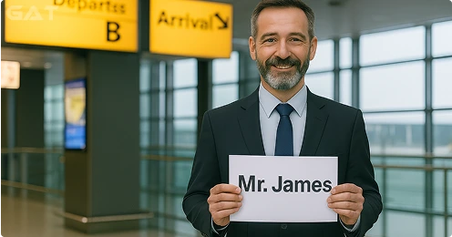 Pre-booked London Fenchurch Airport taxis Meet & Greet at the Arrivals Hall