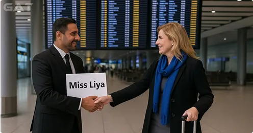 Pre-booked London St Pancras Airport taxis Meet & Greet at the Arrivals Hall