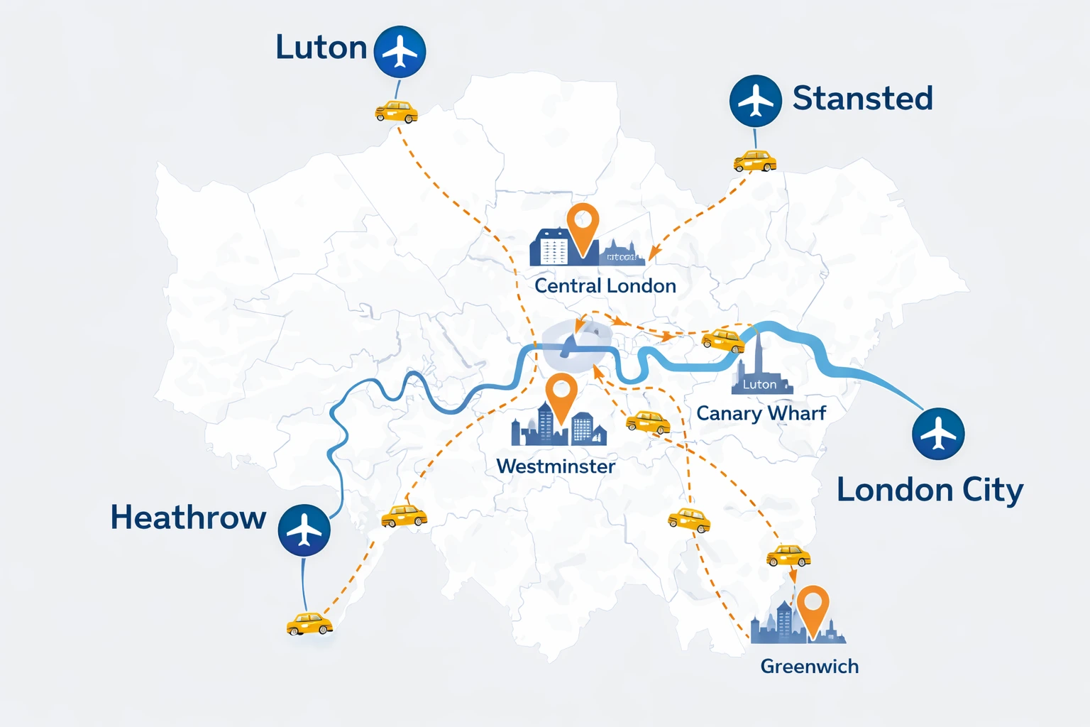 Stansted Airport map 