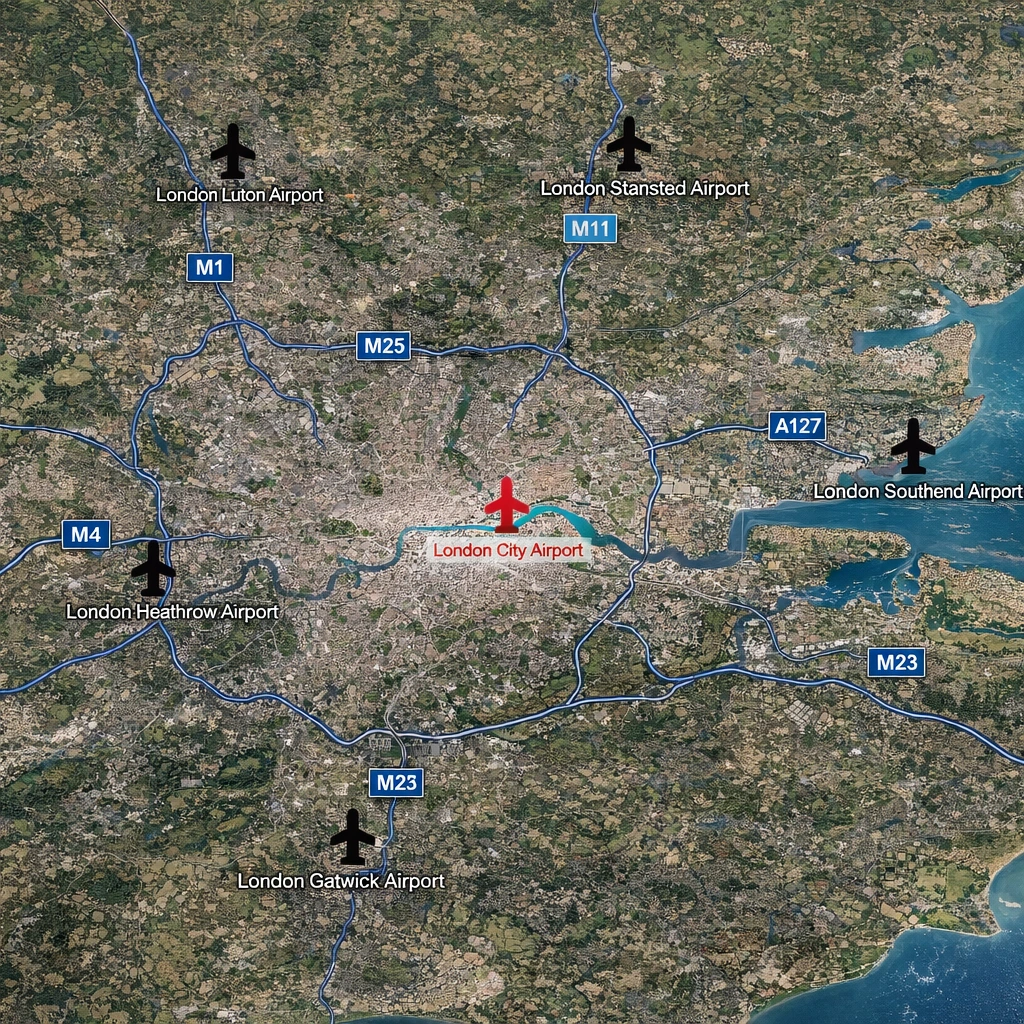 London City Airport Location