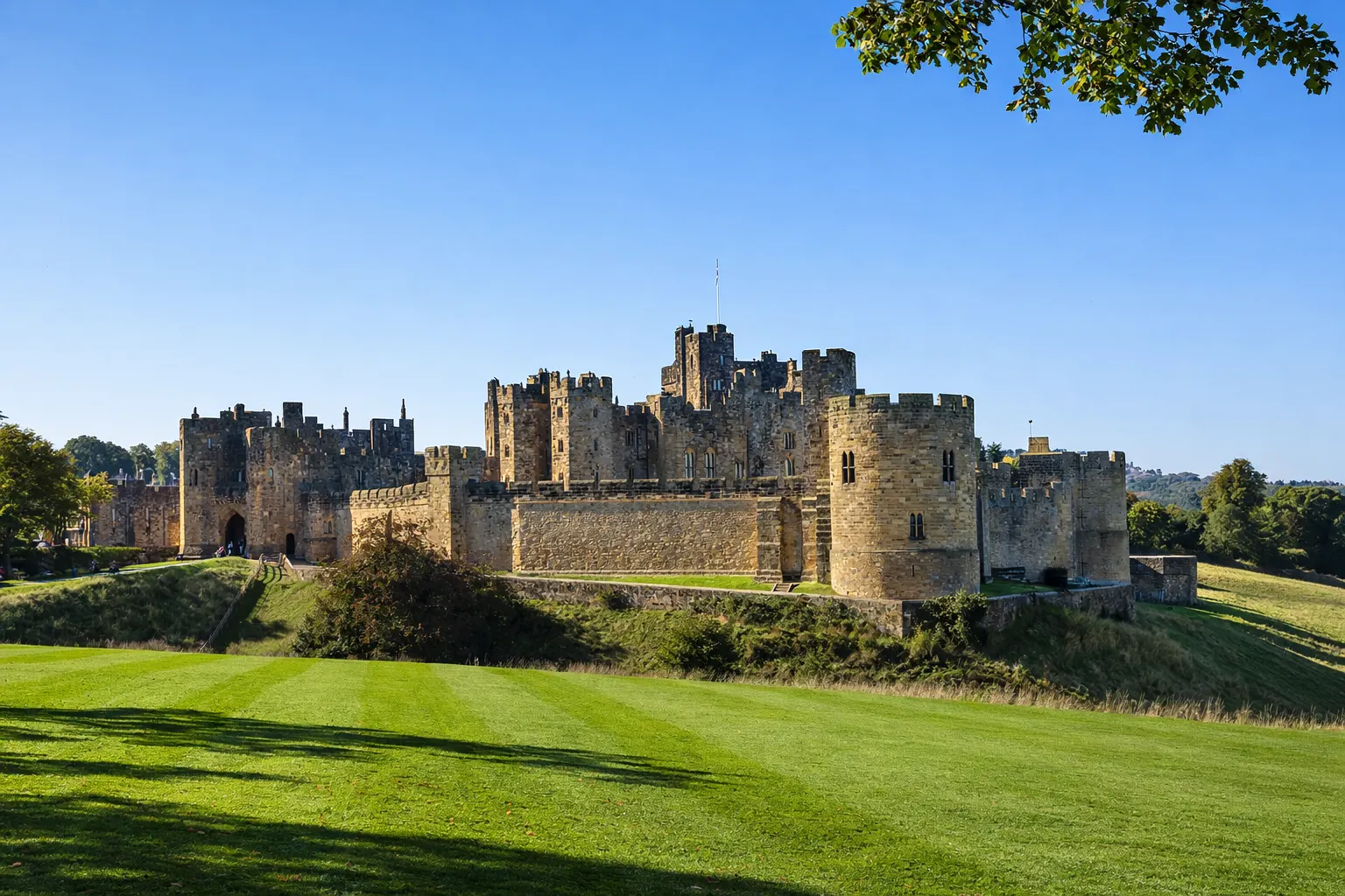 Stansted Airport to Alnwick Castle