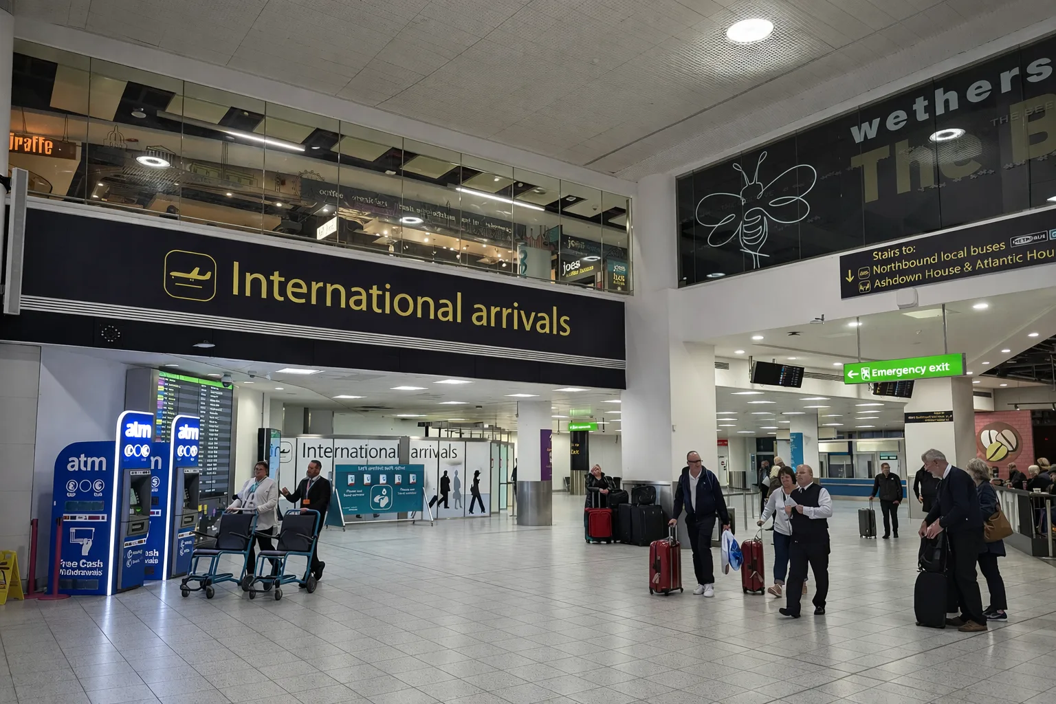 Passengers at Gatwick