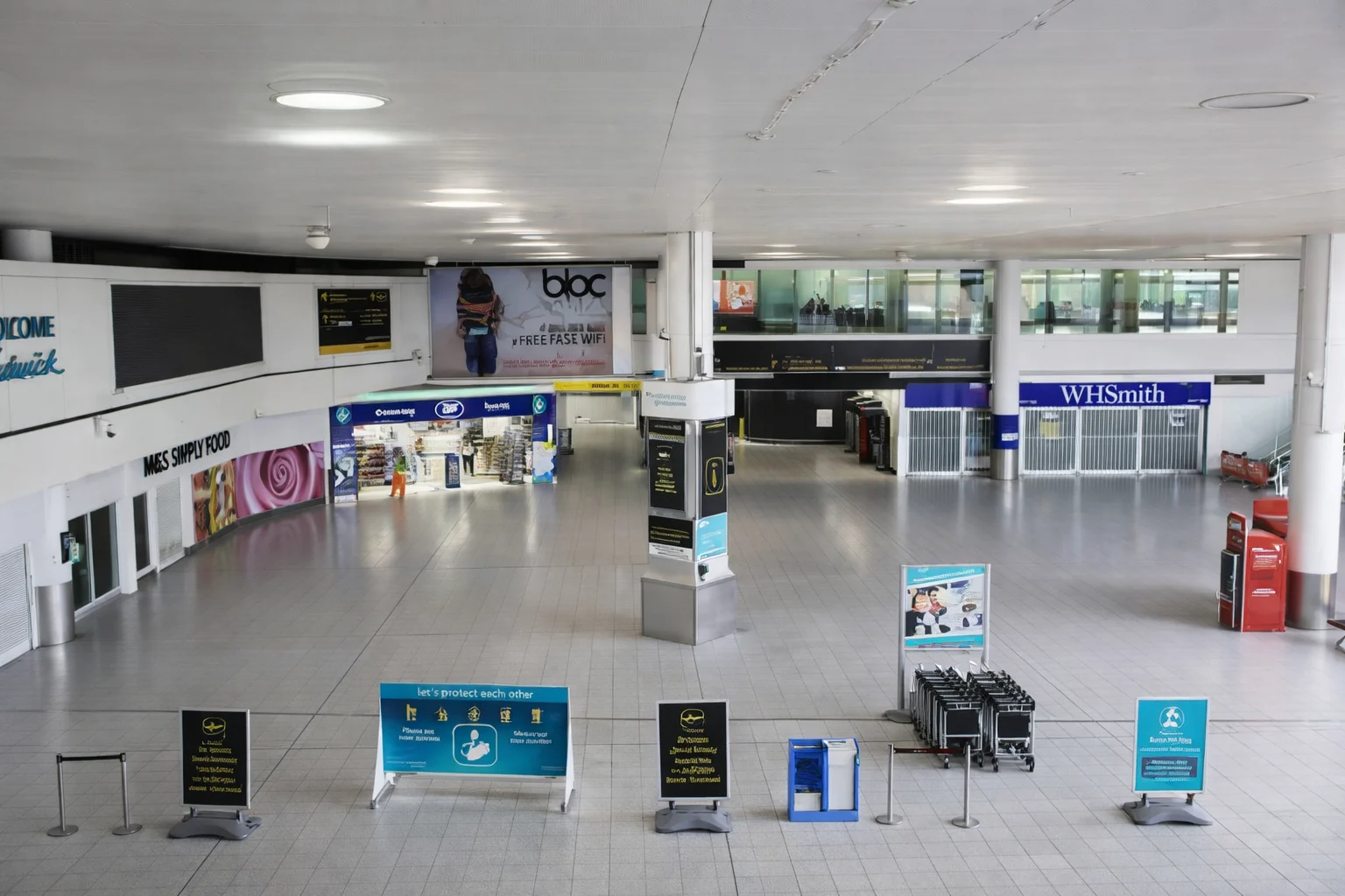 Gatwick Airport inside