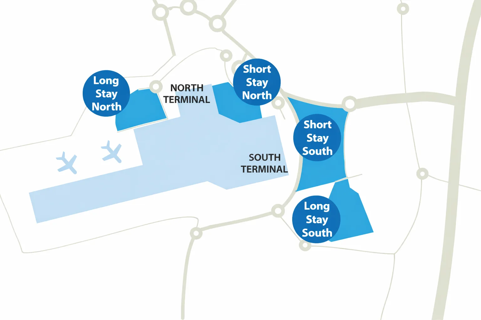 Gatwick Airport map