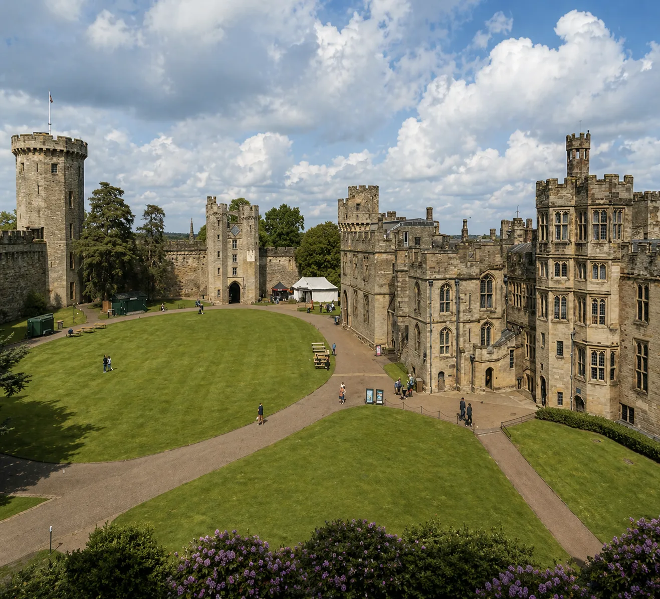 Stansted Airport to Warwick Castle