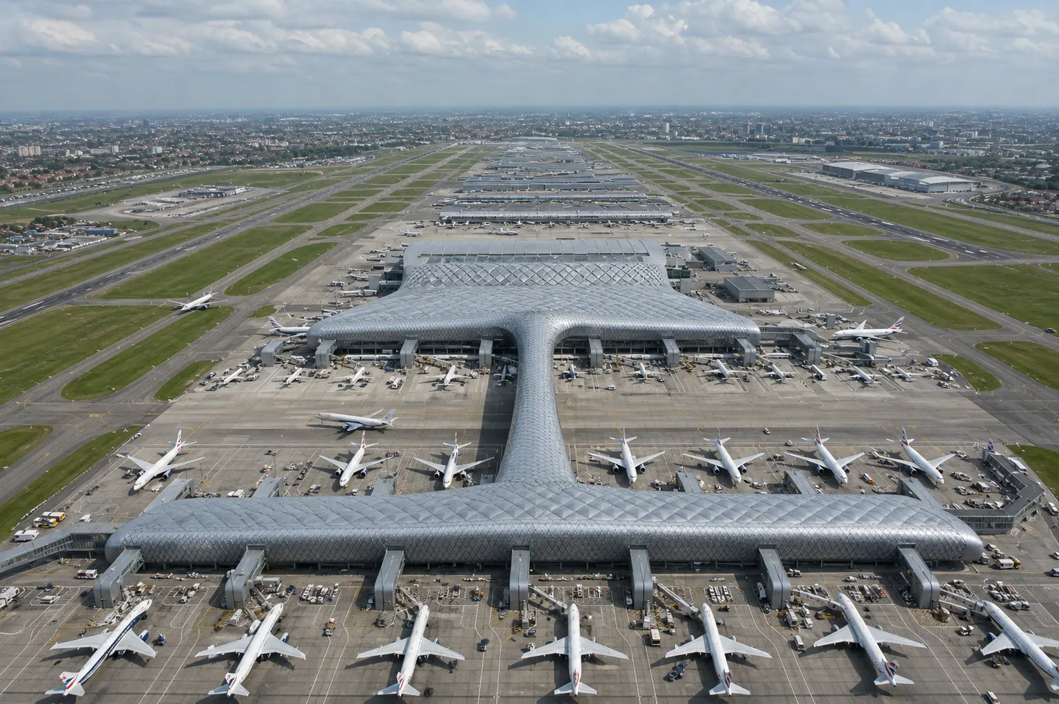 Heathrow Airport terminal