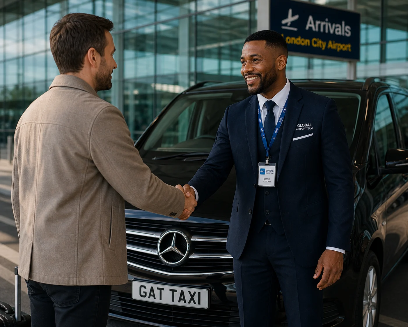 driver providing free meet and greet