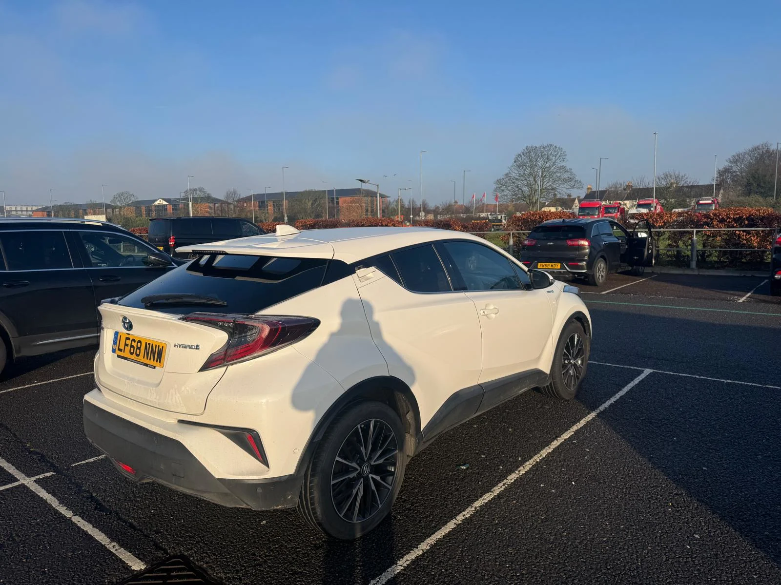 Executive car at airport