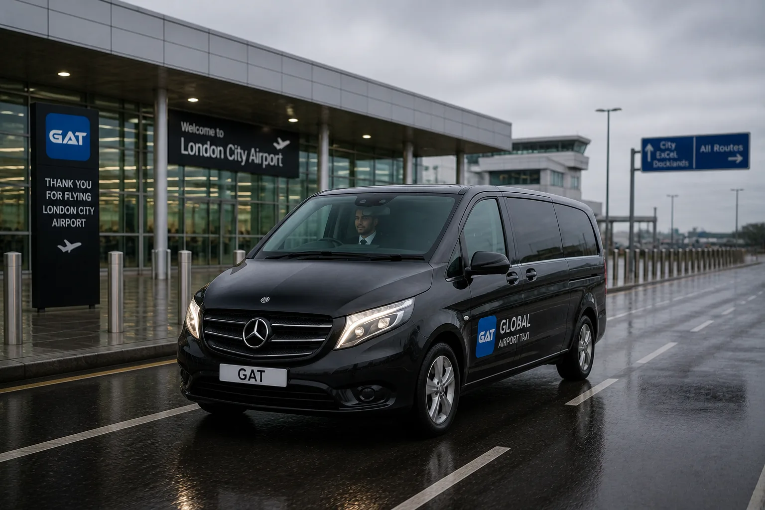 Gat taxi at airport