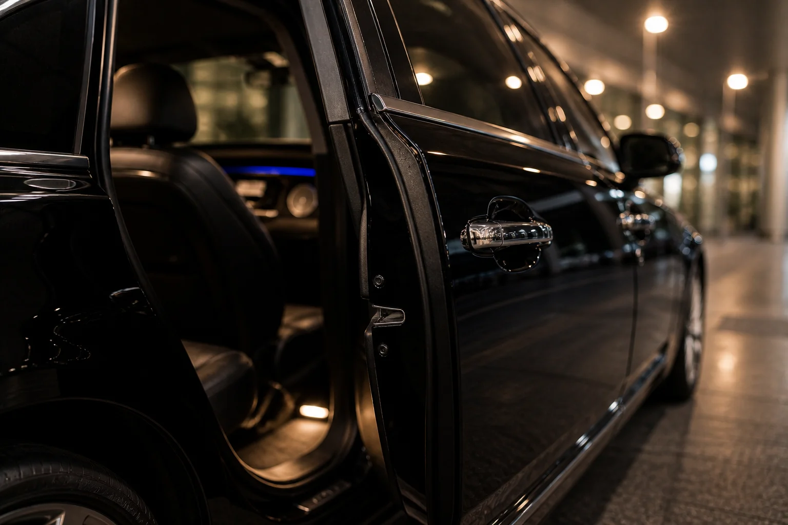 Executive car interior