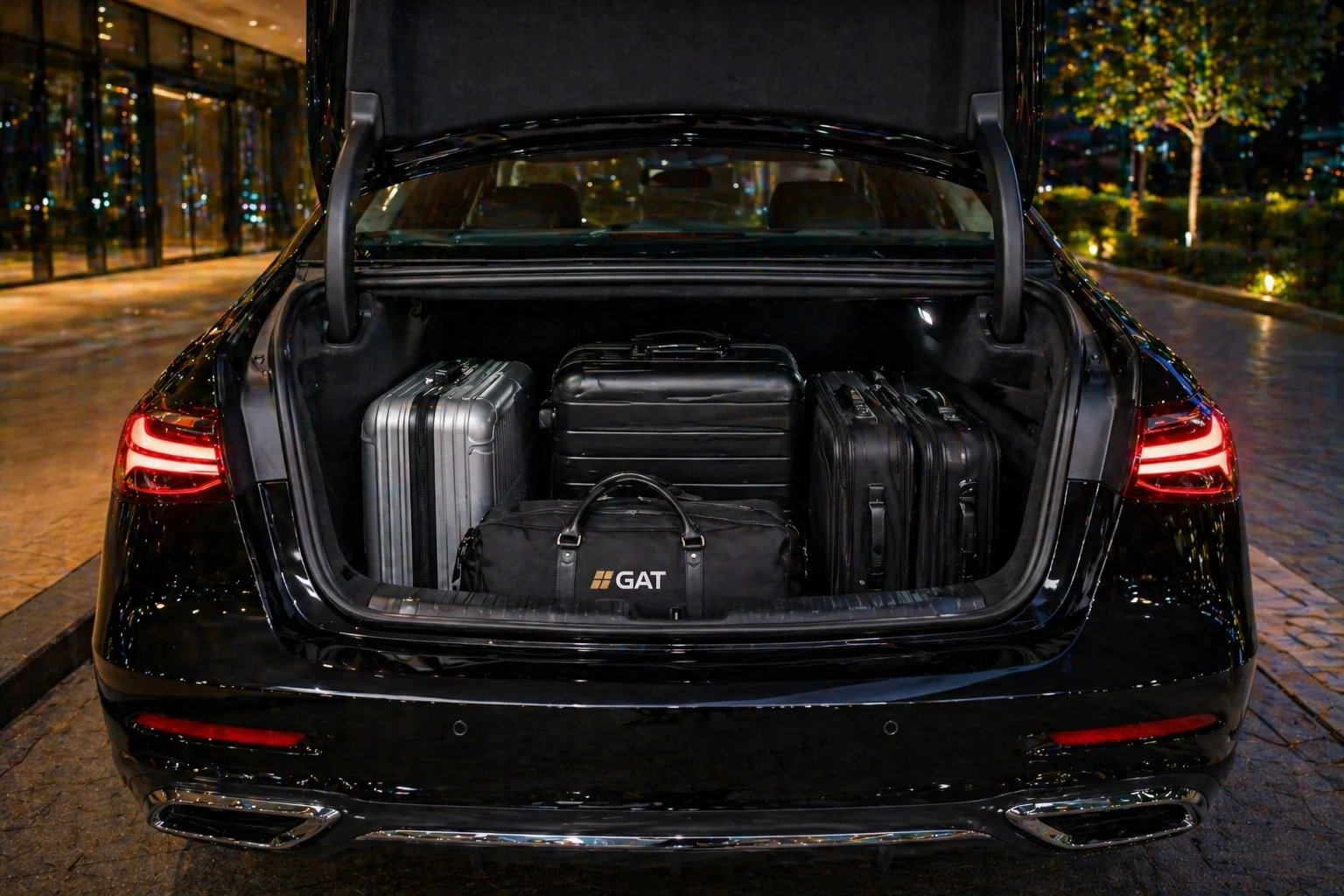 boot space showing extra luggage space