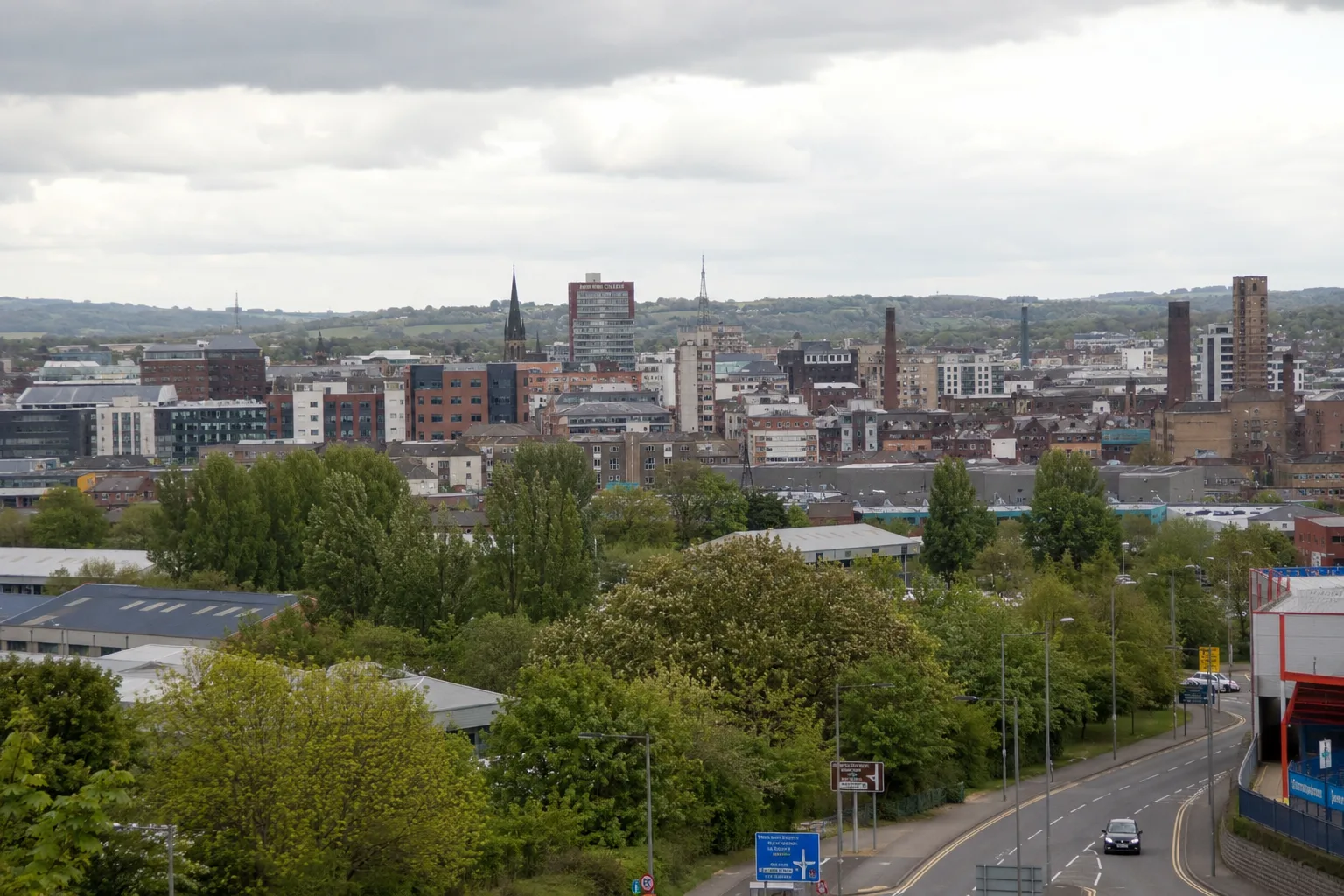 Stoke-on-Trent cityscape