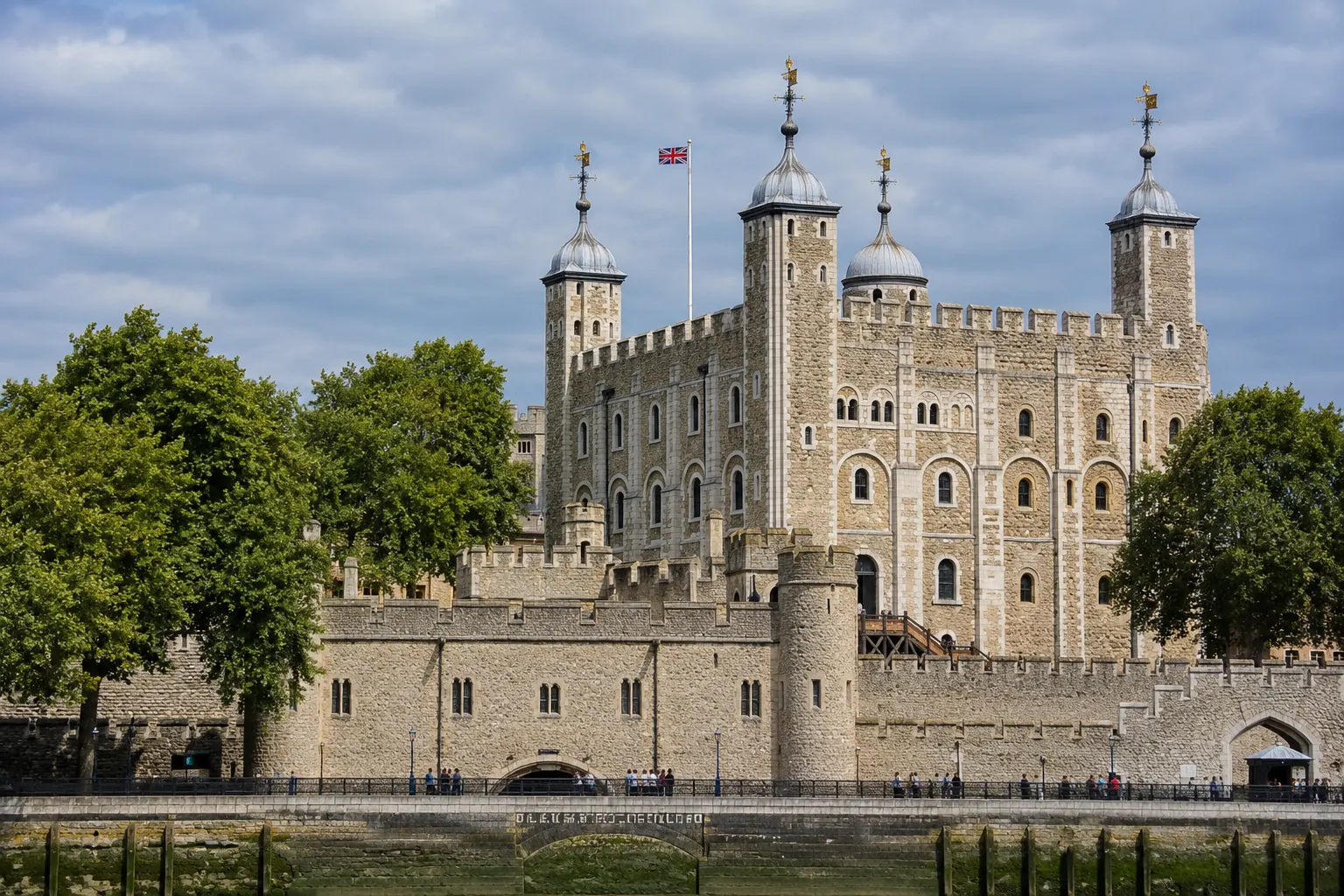 historical tower of London exterior view