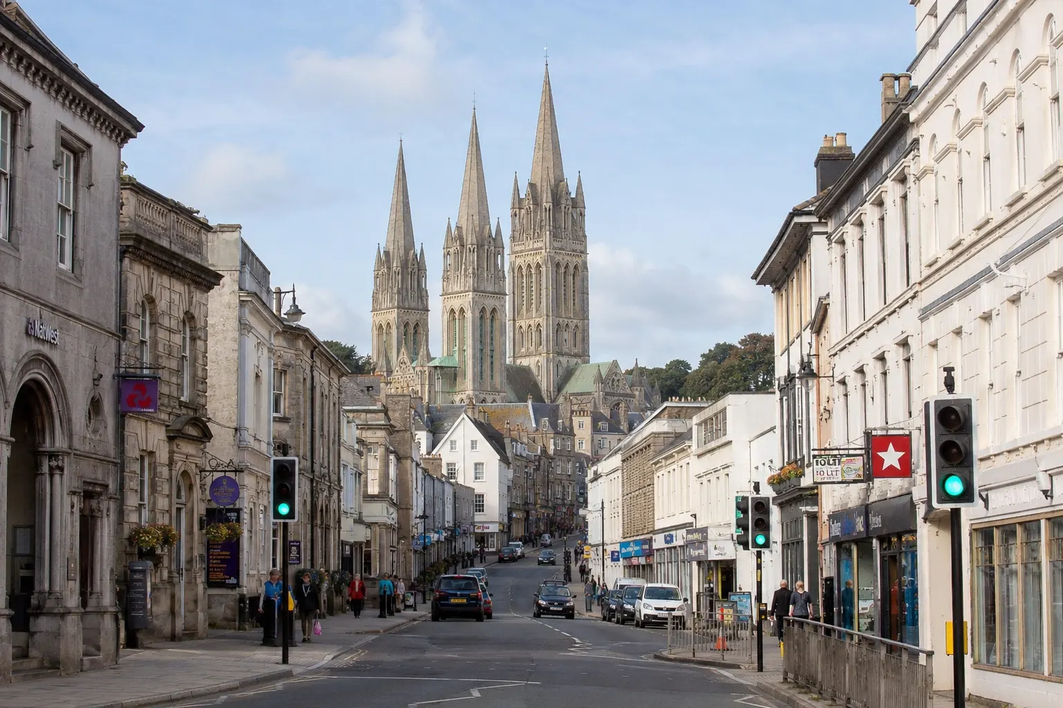 Truro cityscape