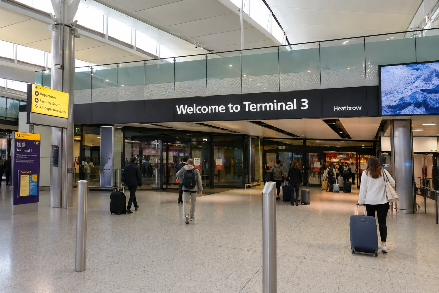 Heathrow Terminal 3 - interior