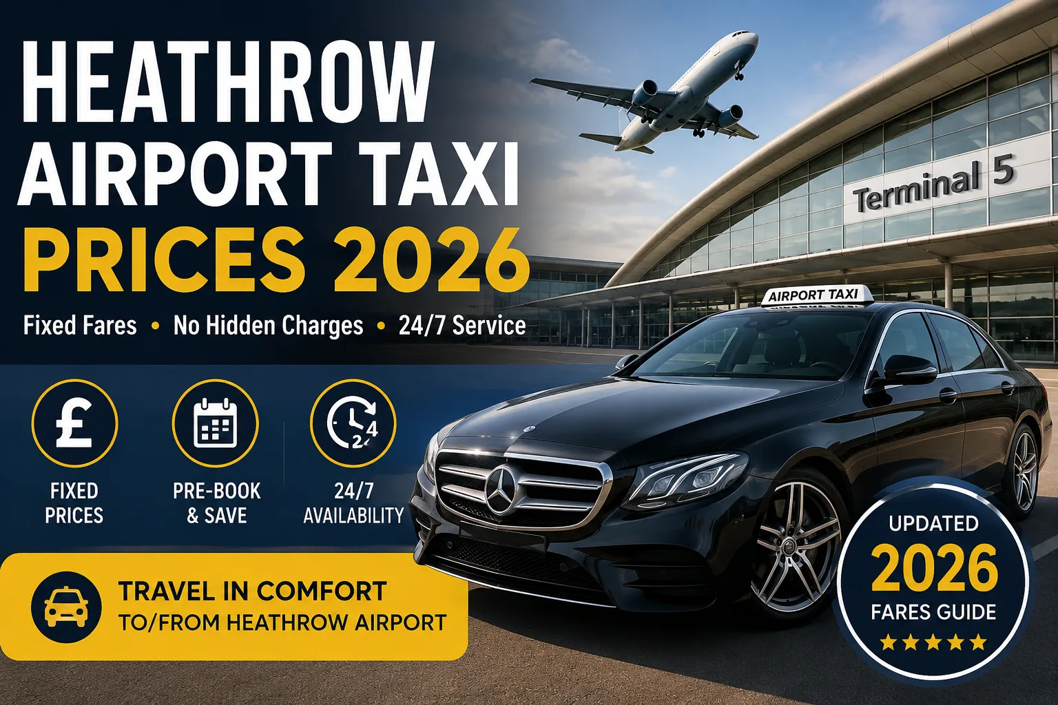     Heathrow Airport Taxi Prices 2026 — Complete Guide