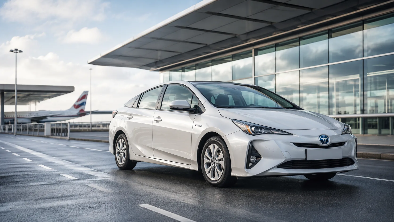 Hybrid saloon car airport transfer