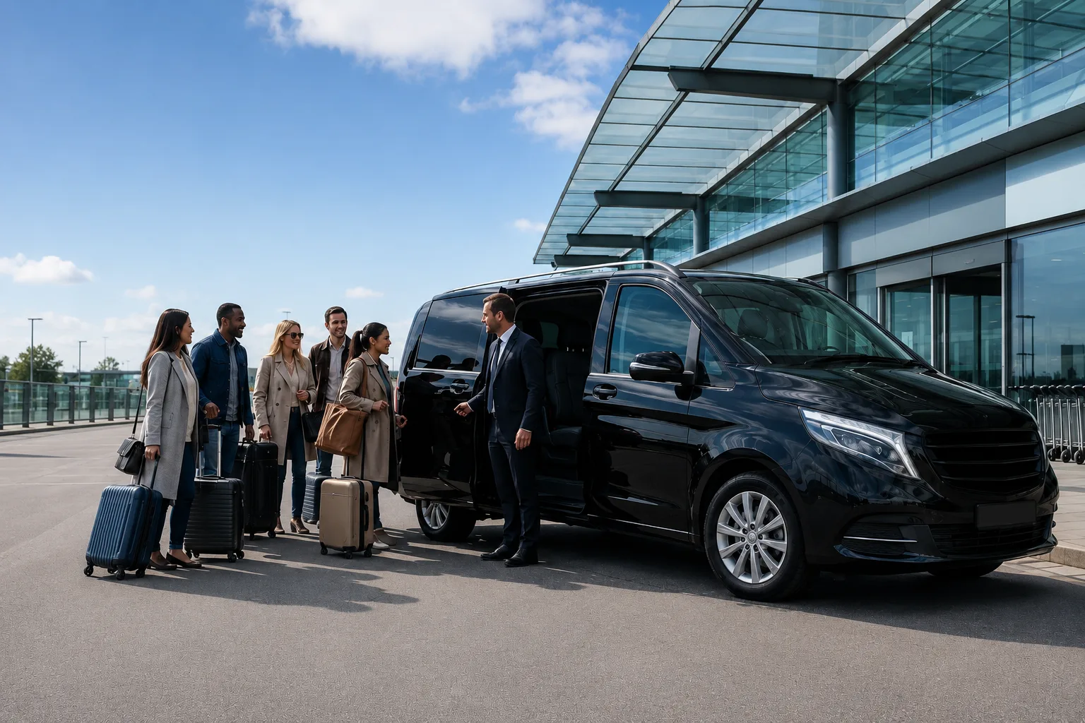 8 seater minibus airport transfer for groups