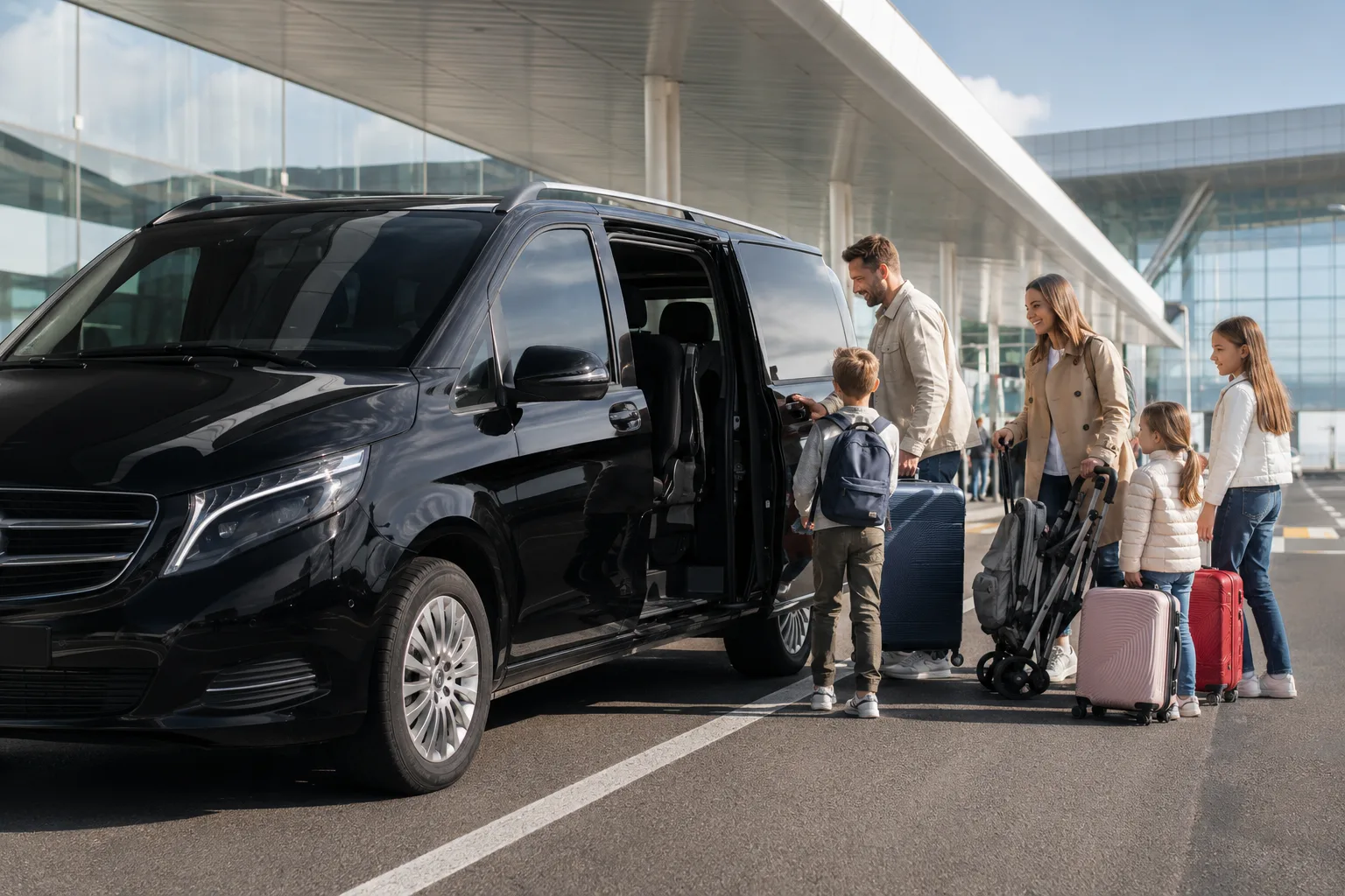 Family holiday with 8 seater minibus