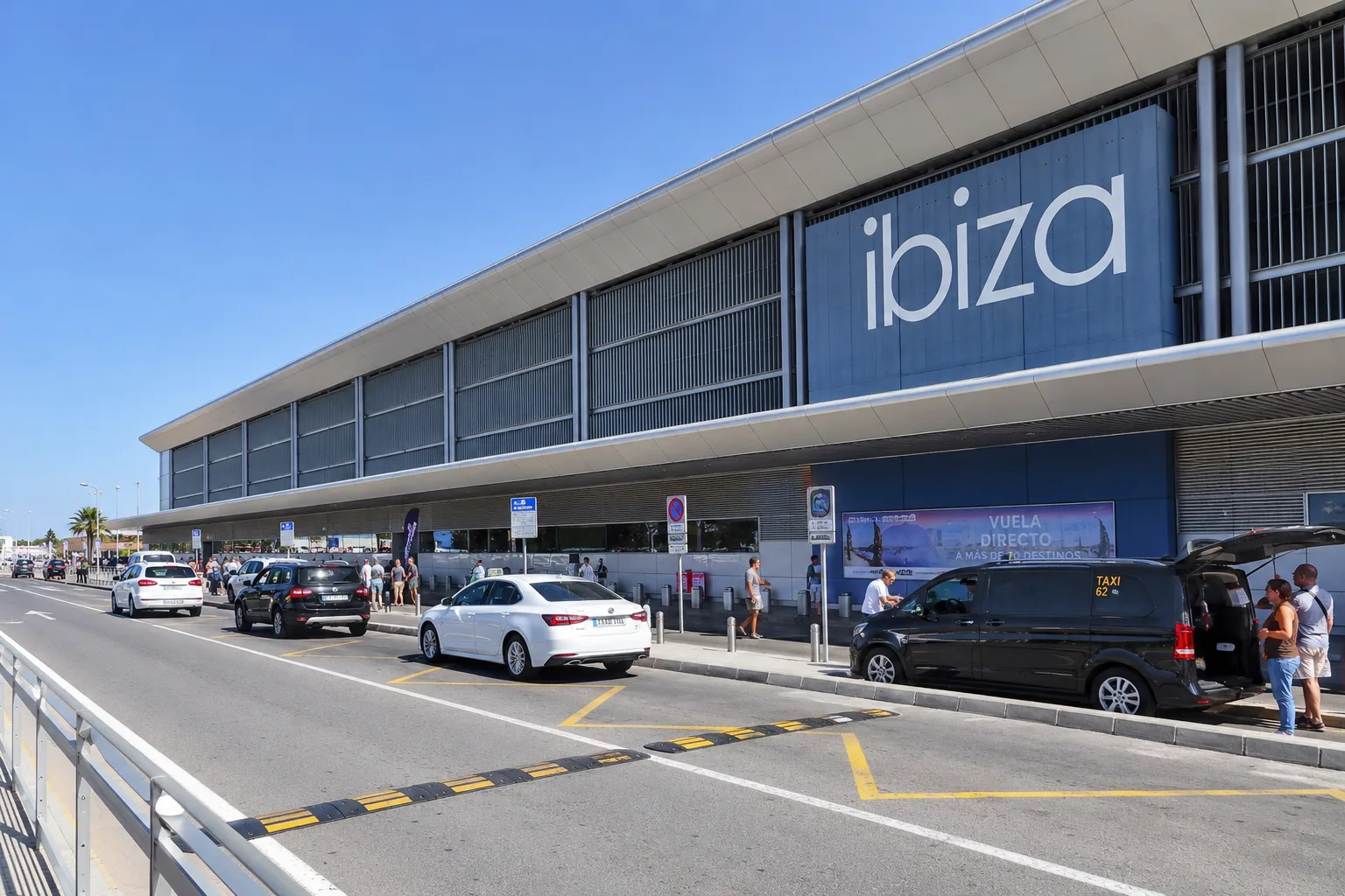 Scenic view of Ibiza Airport