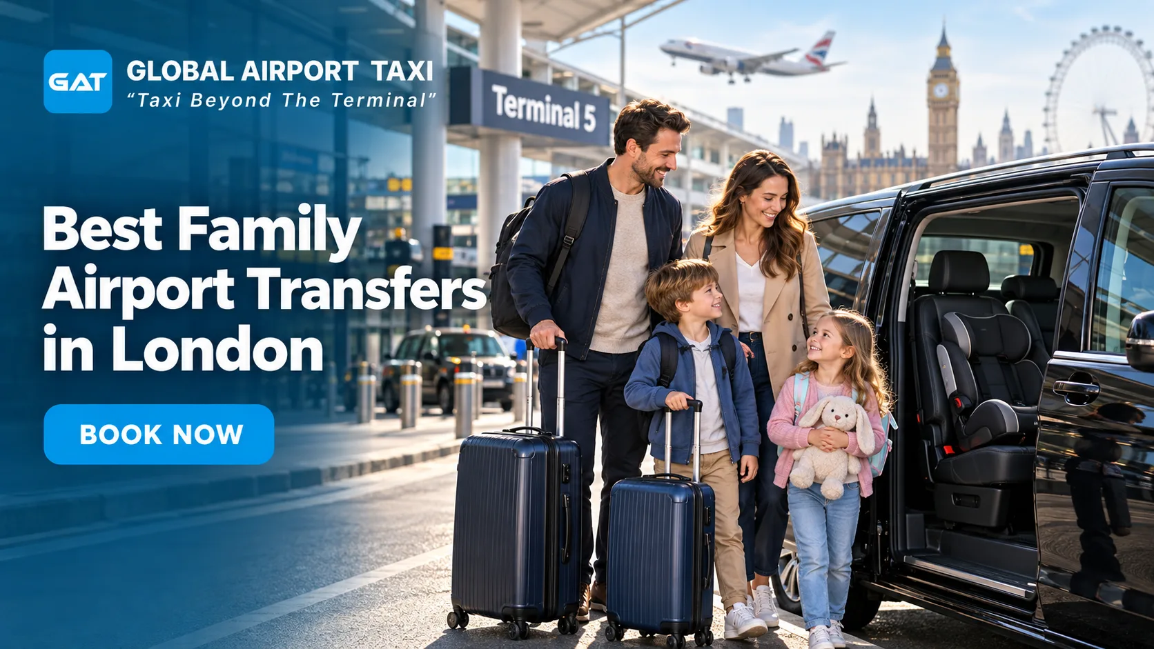 Best Family Airport Transfers in London | Book Now