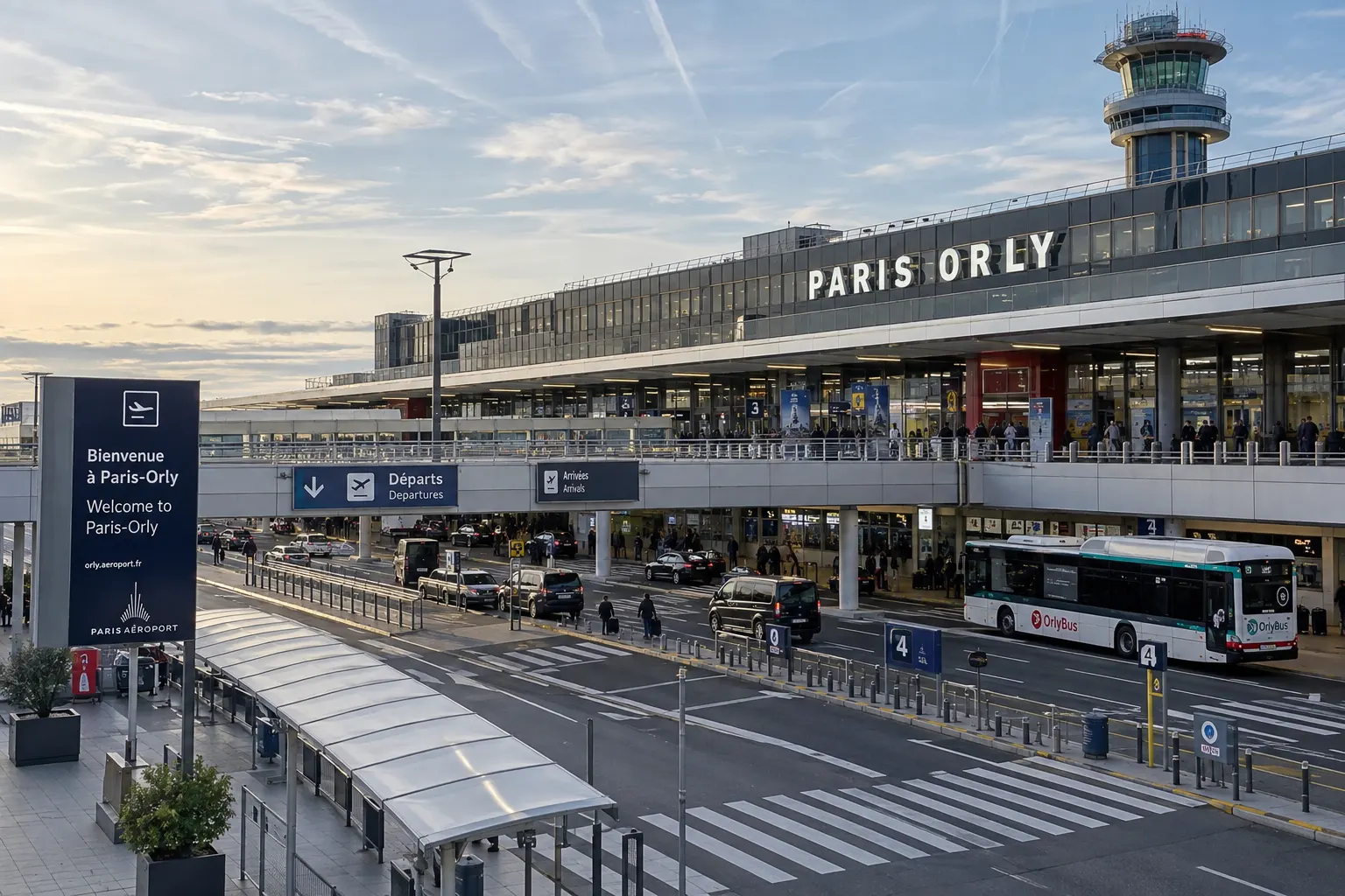Paris Orly arrivals